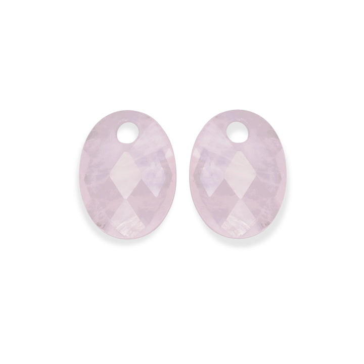 Rose Quartz Medium Oval Earring Gemstones