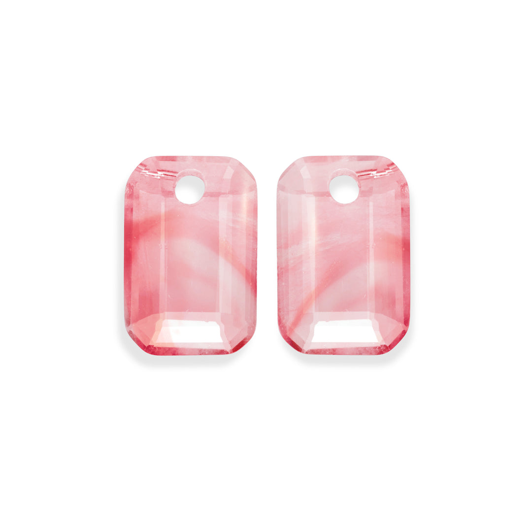 Cherry Quartz Baguette Earring Gemstones