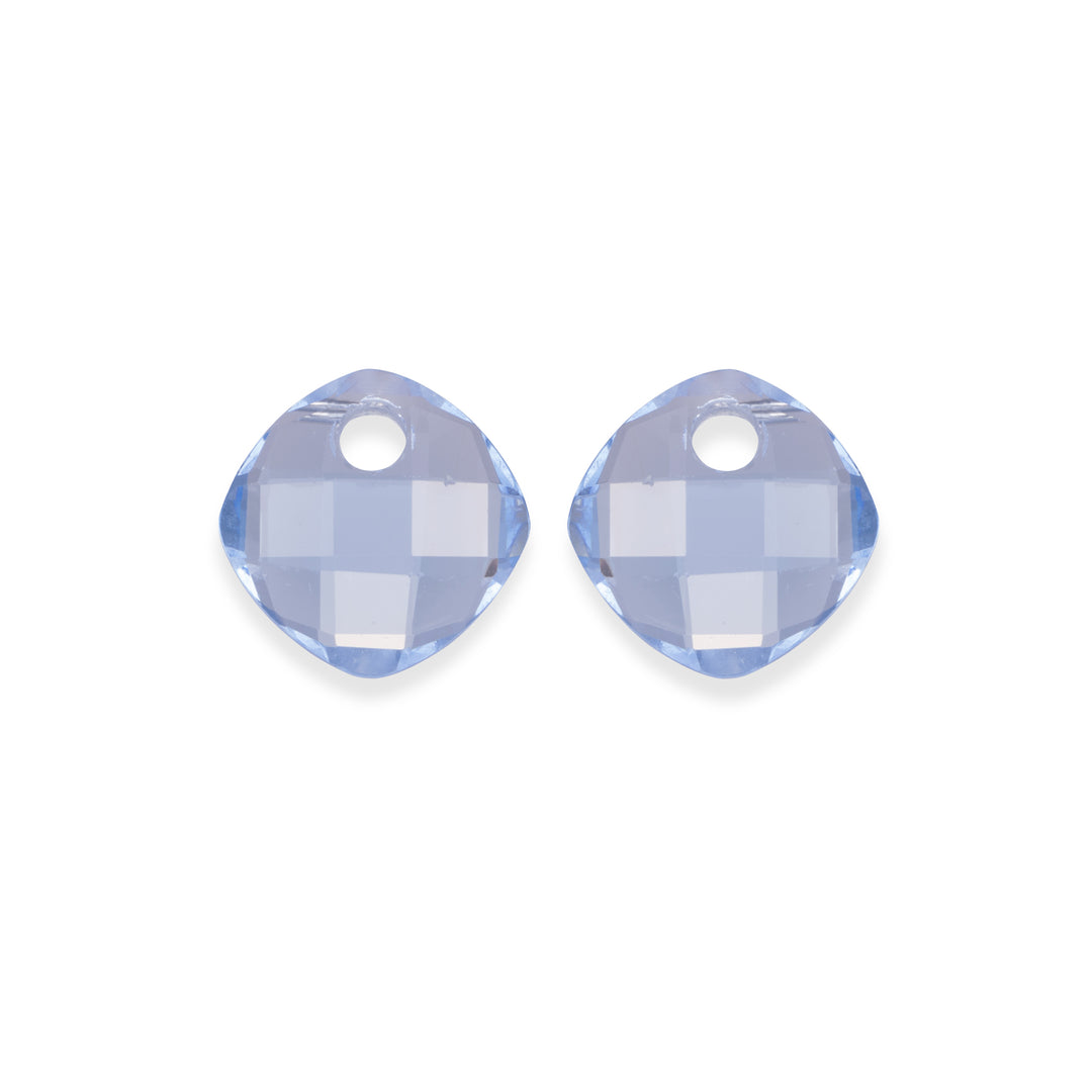 Aquamarine Quartz Cushion Cut Earring Gemstones