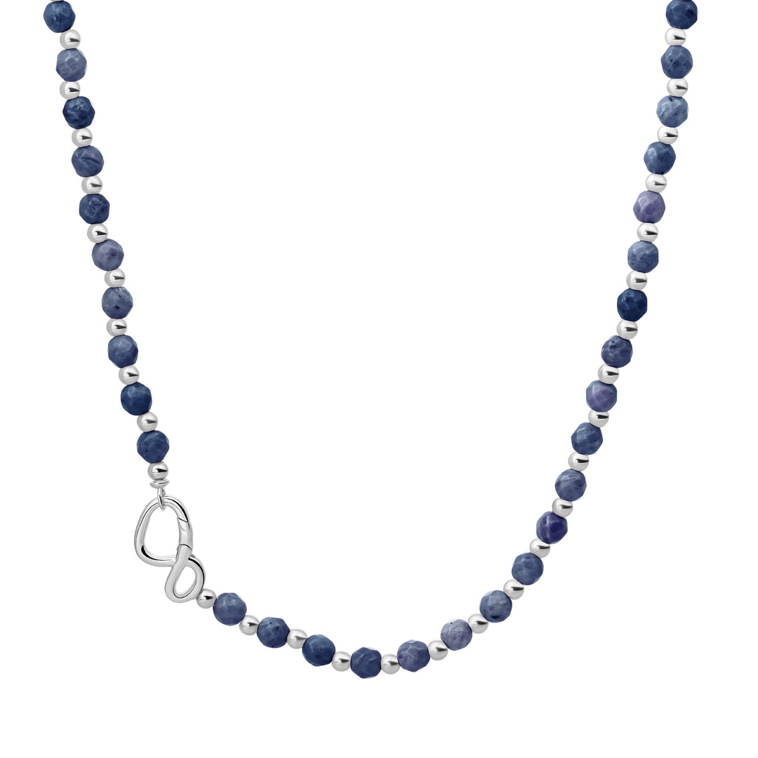 Link Ketting Sodalite Mix l Zilver