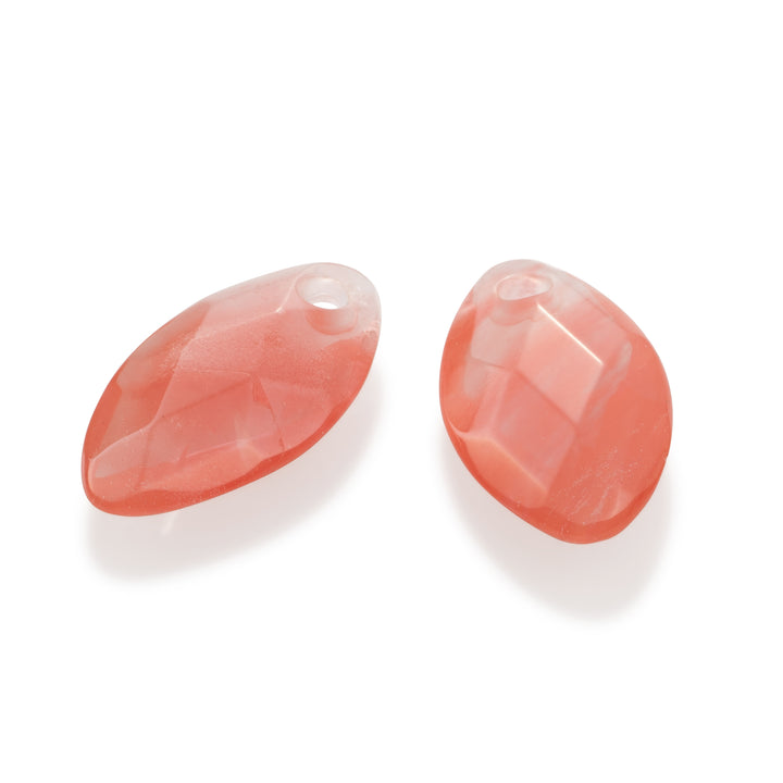 Cherry Quartz - Leaf Small precious stones