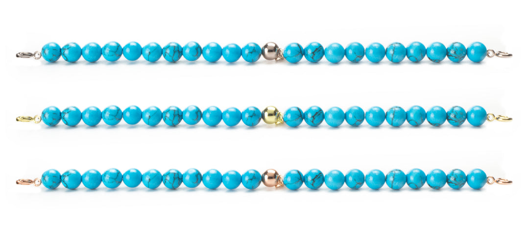 Turkenite Orbit Bracelets with clasps - 6MM - Sparkling Jewels