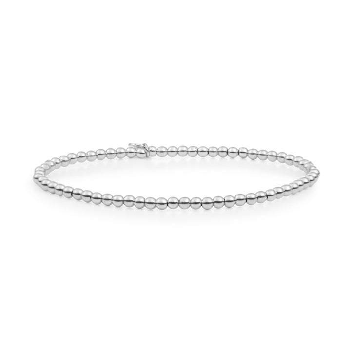 Saturn zilveren armband - 3mm - Sparkling Jewels