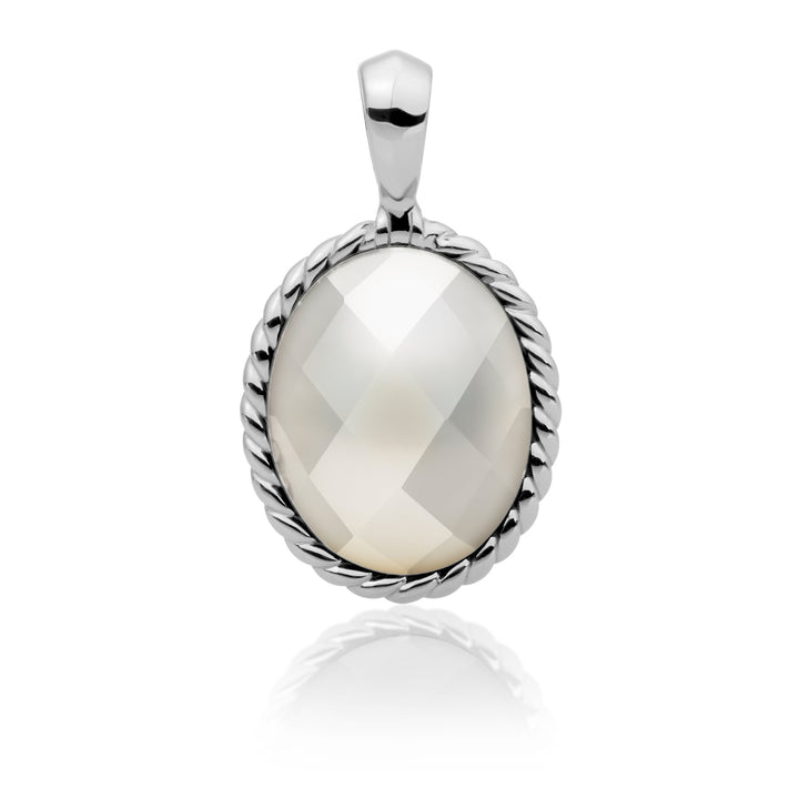 Twist pendant - Mother of Pearl